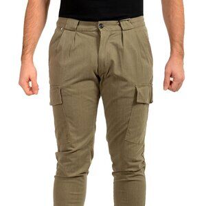 Hugo Boss Men's "H-Kaiton1-DPL-Cargo" Slim Fit Pleated Pants US 32/32 IT 32/32